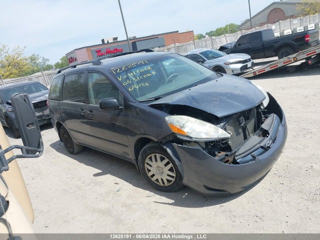 2006 Toyota Sienna Ce მანქანა იყიდება აუქციონზე, vin: 5TDZA29C66S412068, აუქციონის ნომერი: 12625191