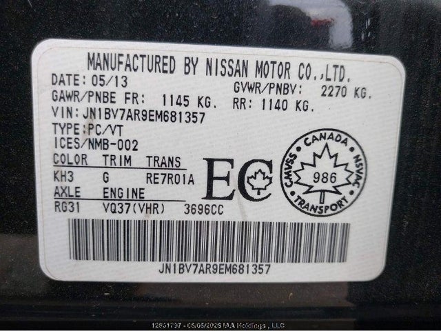 Infiniti Q50 2014 JN1BV7AR9EM681357 Image 9