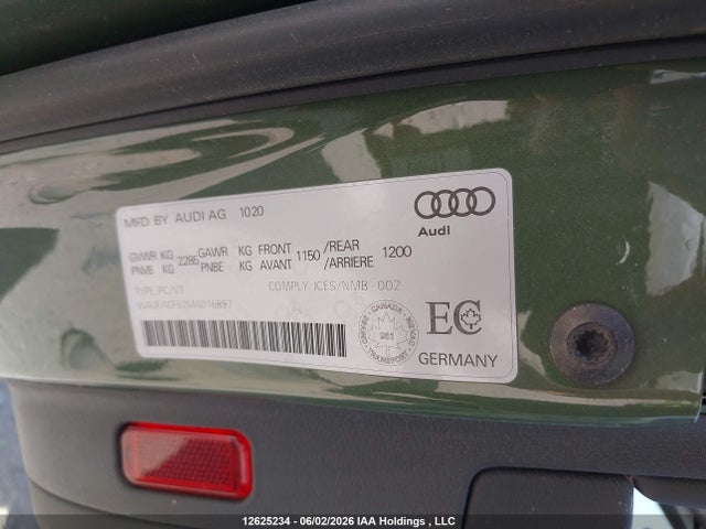Продажа на аукционе авто 2021 Audi A5 Prestige 45, vin: WAUEACF52MA016897, номер лота: 12625234