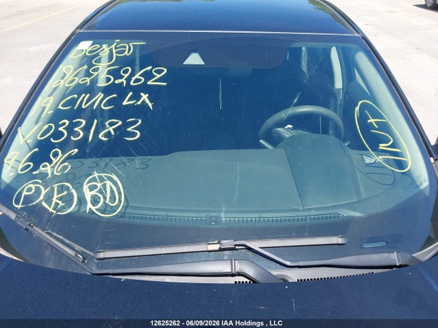 Aukcja sprzedaży 2019 Honda Civic Lx, vin: 2HGFC2F5XKH033183, numer aukcji: 12625262