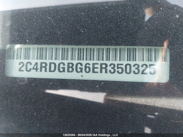 Продаж на аукціоні авто 2014 Dodge Grand Caravan Se/sxt, vin: 2C4RDGBG6ER350325, номер лоту: 12625264