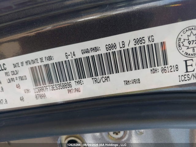 1C6RR7FT3ES358896 RAM 1500 St