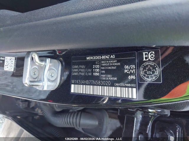 W1K5J4HB7TN583020 Mercedes-Benz CLA 250 4MATIC