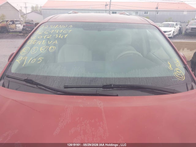 12619161 :رقم المزاد ، 5TDKA3DC0CS012341 vin ، 2012 Toyota Sienna Le مزاد بيع