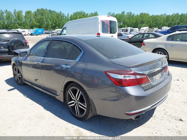 2016 Honda Accord Touring მანქანა იყიდება აუქციონზე, vin: 1HGCR3F91GA801083, აუქციონის ნომერი: 12625309