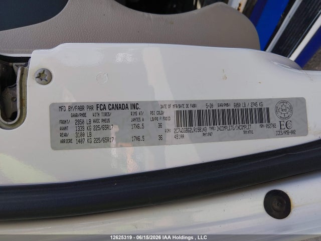 Dodge Grand Caravan Se 2020 2C7WDGBG2LR198143 Image 8