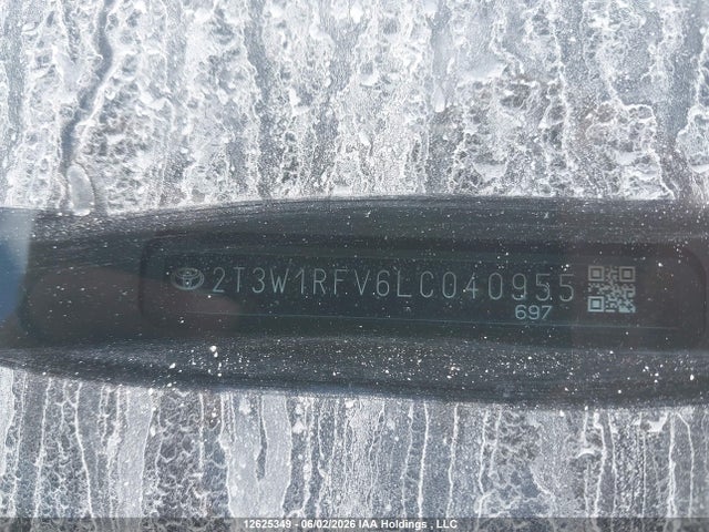 Продаж на аукціоні авто 2020 Toyota Rav4 Xle, vin: 2T3W1RFV6LC040955, номер лоту: 12625349