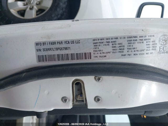 3C6RR7LT9PG679971 RAM 1500 Classic Slt