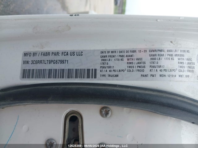 3C6RR7LT9PG679971 RAM 1500 Classic Slt