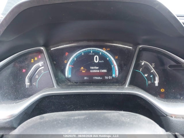 12625378 :رقم المزاد ، 2HGFC1F91GH112620 vin ، 2016 Honda Civic Touring مزاد بيع