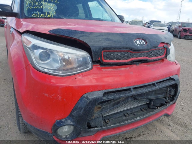 2014 Kia Soul Sx/sx Luxury/two-tone Fathom Blue/white Special Edition/two-tone Inferno Red მანქანა იყიდება აუქციონზე, vin: KNDJX3A56E7073772, აუქციონის ნომერი: 12613815