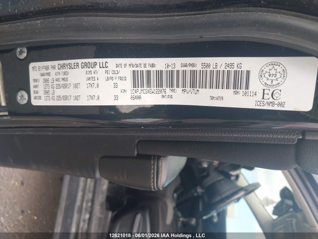 Aukcja sprzedaży 2014 Jeep Cherokee North, vin: 1C4PJMCSXEW122076, numer aukcji: 12621018