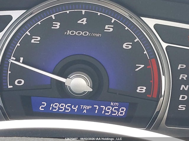 12625407 :رقم المزاد ، 2HHFD56569H202328 vin ، 2009 Acura Csx مزاد بيع