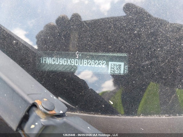 12625446 :رقم المزاد ، 1FMCU9GX9DUB26232 vin ، 2013 Ford Escape Se مزاد بيع