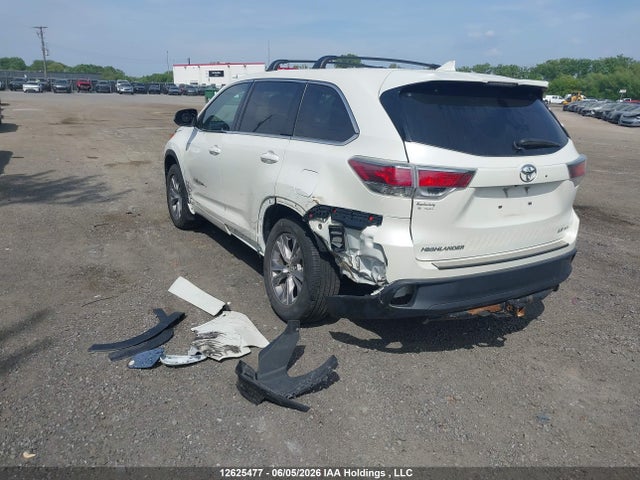 Продажа на аукционе авто 2015 Toyota Highlander Le/le Plus, vin: 5TDBKRFH7FS202845, номер лота: 12625477