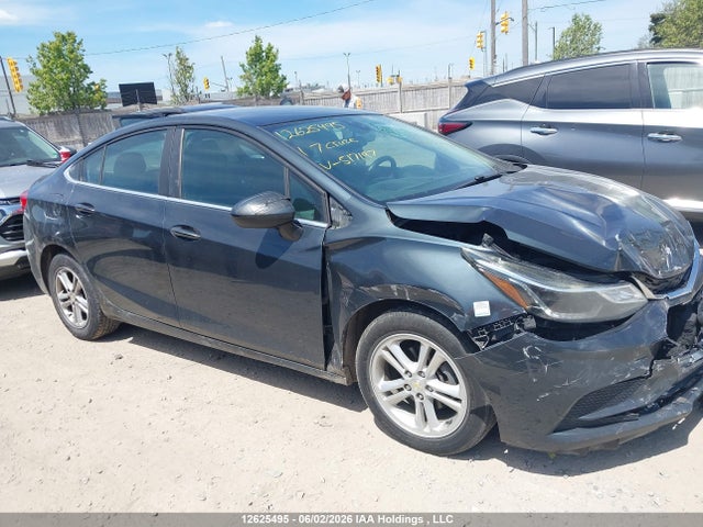 12625495 :رقم المزاد ، 3G1BE5SM3HS517197 vin ، 2017 Chevrolet Cruze Lt Auto مزاد بيع