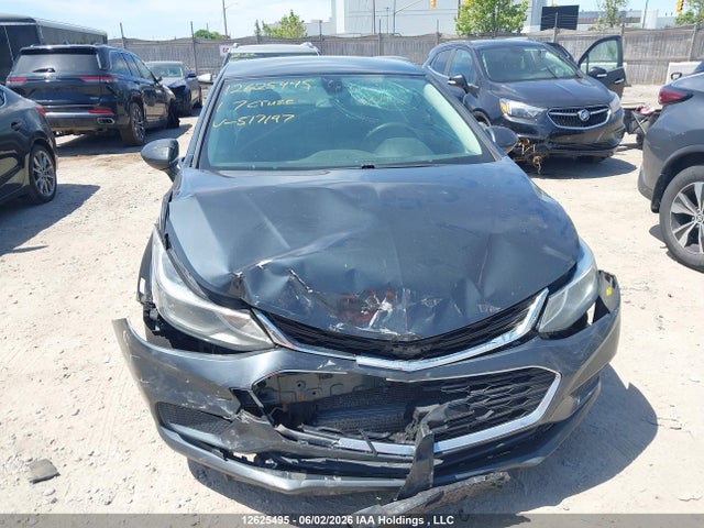12625495 :رقم المزاد ، 3G1BE5SM3HS517197 vin ، 2017 Chevrolet Cruze Lt Auto مزاد بيع