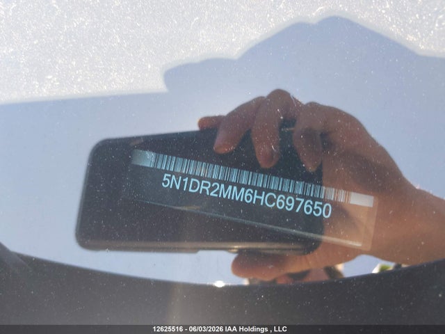 Продажа на аукционе авто 2017 Nissan Pathfinder Platinum/s/sl/sv, vin: 5N1DR2MM6HC697650, номер лота: 12625516