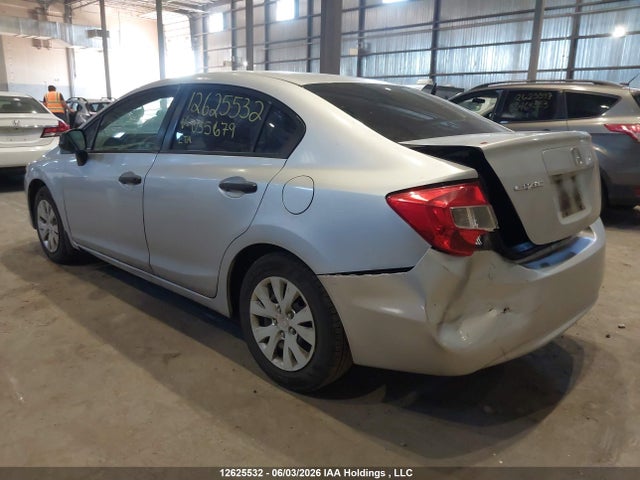 Aukcja sprzedaży 2012 Honda Civic, vin: 2HGFB2E20CH035679, numer aukcji: 12625532