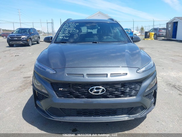 2022 Hyundai Kona Le N Line Awd მანქანა იყიდება აუქციონზე, vin: KM8K6CA31NU785075, აუქციონის ნომერი: 12625540