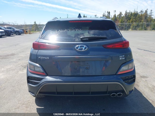 2022 Hyundai Kona Le N Line Awd მანქანა იყიდება აუქციონზე, vin: KM8K6CA31NU785075, აუქციონის ნომერი: 12625540