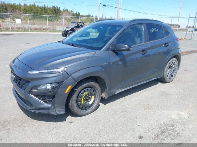 2022 Hyundai Kona Le N Line Awd მანქანა იყიდება აუქციონზე, vin: KM8K6CA31NU785075, აუქციონის ნომერი: 12625540