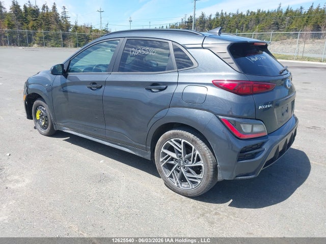 2022 Hyundai Kona Le N Line Awd მანქანა იყიდება აუქციონზე, vin: KM8K6CA31NU785075, აუქციონის ნომერი: 12625540