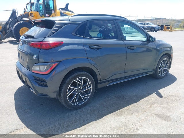 2022 Hyundai Kona Le N Line Awd მანქანა იყიდება აუქციონზე, vin: KM8K6CA31NU785075, აუქციონის ნომერი: 12625540