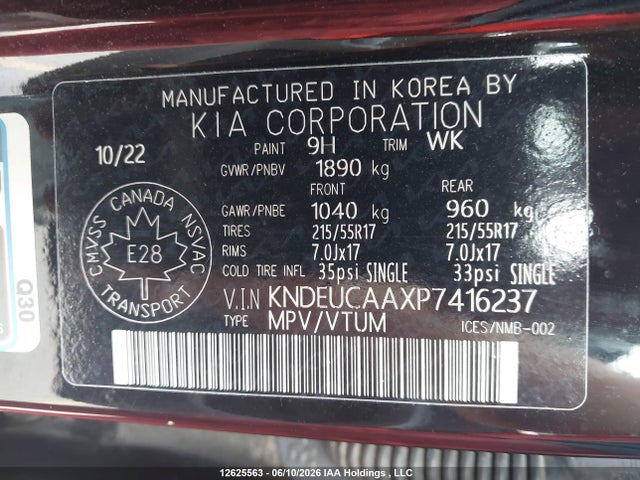 KIA SELTOS EX 2023 KNDEUCAAXP7416237 Image 9