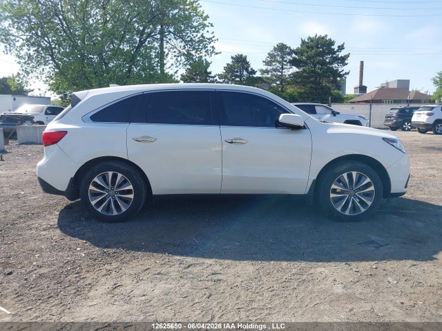 12625650 :رقم المزاد ، 5FRYD4H40GB507965 vin ، 2016 Acura Mdx Navigation Package مزاد بيع