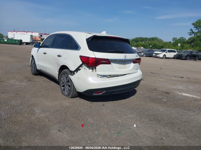 12625650 :رقم المزاد ، 5FRYD4H40GB507965 vin ، 2016 Acura Mdx Navigation Package مزاد بيع