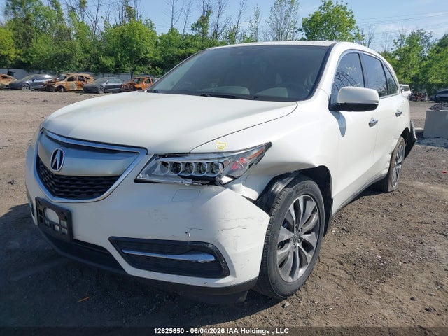 12625650 :رقم المزاد ، 5FRYD4H40GB507965 vin ، 2016 Acura Mdx Navigation Package مزاد بيع