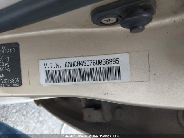 Auction sale of the 2006 Hyundai Accent Gls, vin: KMHCN45C76U038895, lot number: 12625661