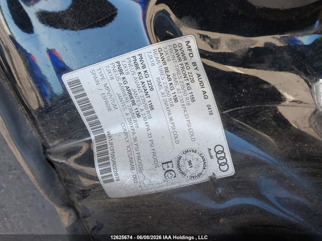 WA1JFCFS5GR022878 Audi Q3