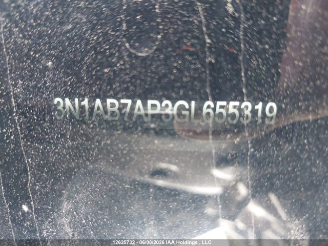 Aukcja sprzedaży 2016 Nissan Sentra 1.8 S/1.8 Sl/1.8 Sr/1.8 Sv, vin: 3N1AB7AP3GL655319, numer aukcji: 12625732