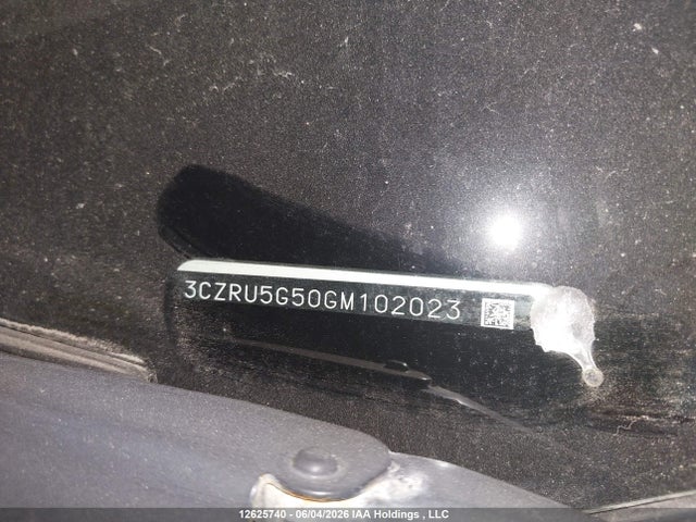 12625740 :رقم المزاد ، 3CZRU5G50GM102023 vin ، 2016 Honda Hr-v Ex مزاد بيع