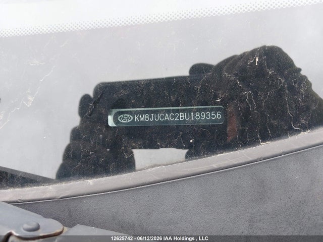 2011 Hyundai Tucson Limited მანქანა იყიდება აუქციონზე, vin: KM8JUCAC2BU189356, აუქციონის ნომერი: 12625742