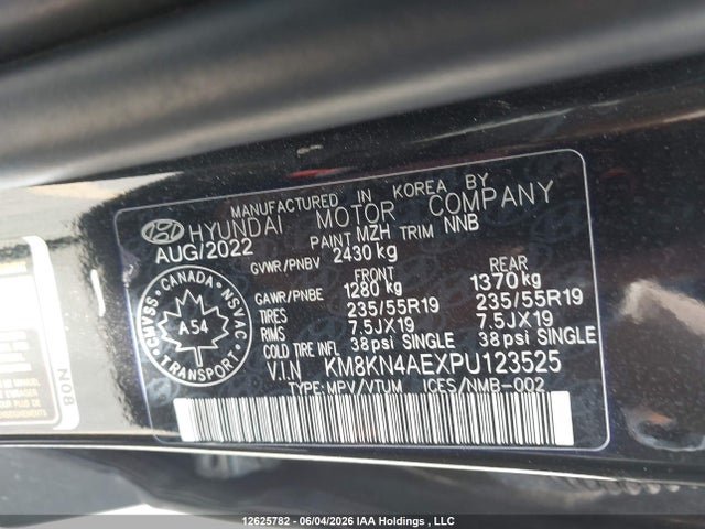 Продаж на аукціоні авто 2023 Hyundai Ioniq 5 Preferred Long Range, vin: KM8KN4AEXPU123525, номер лоту: 12625782