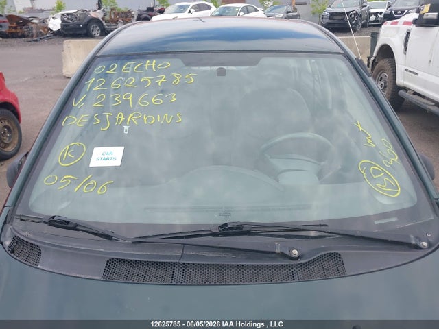 2002 Toyota Echo მანქანა იყიდება აუქციონზე, vin: JTDBT123220239663, აუქციონის ნომერი: 12625785