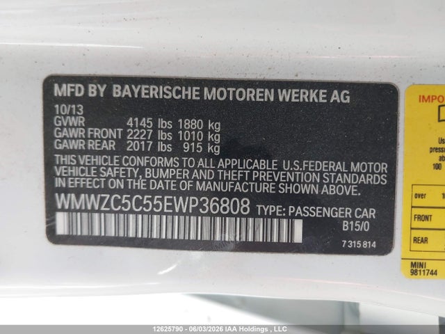 Mini Countryman Cooper S 2014 WMWZC5C55EWP36808 Image 9