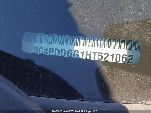 Продаж на аукціоні авто 2017 Dodge Journey Crossroad, vin: 3C4PDDGG1HT521062, номер лоту: 12625810