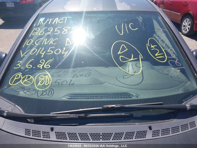 2010 Honda Civic Dx-g მანქანა იყიდება აუქციონზე, vin: 2HGFA1F40AH014504, აუქციონის ნომერი: 12625824