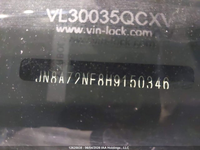 JN8AZ2NE8H9150346 Infiniti Qx80 Base 8 Passenger