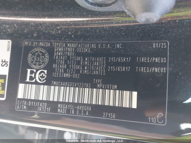Toyota Corolla Cross Le 2025 7MUCAABG0SV123183 Image 9