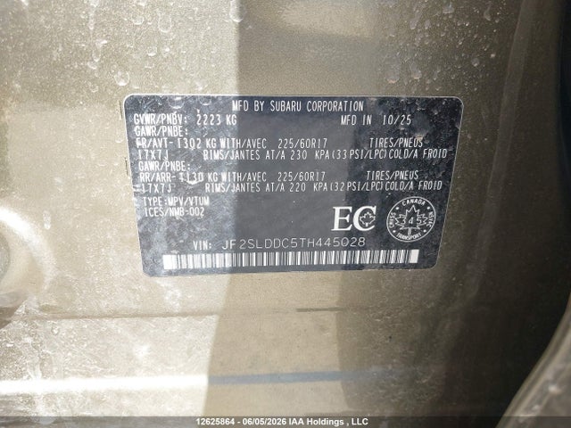 Subaru Forester 2026 JF2SLDDC5TH445028 Image 9