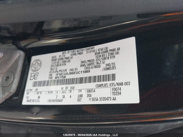 Ford Escape Titanium 2014 1FMCU0J96EUC11889 Image 19