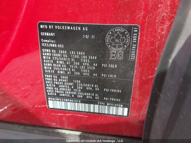 Volkswagen ID.4 PRO 2021 WVGCNPE22MP061313 Image 9