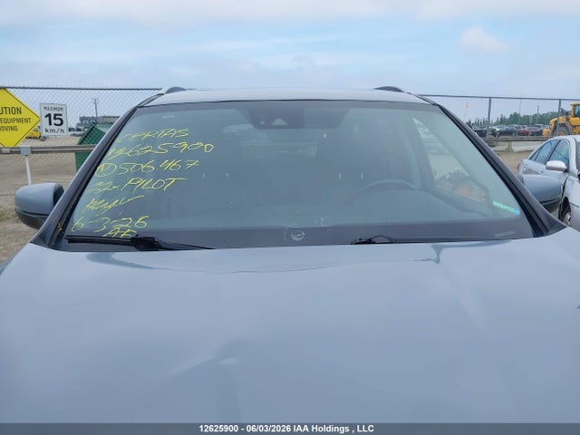 Продаж на аукціоні авто 2022 Honda Pilot Touring 8p, vin: 5FNYF6H91NB506467, номер лоту: 12625900