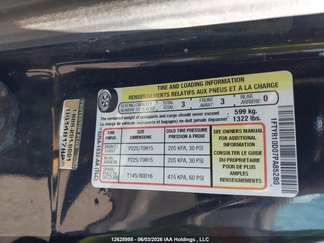 Продажа на аукционе авто 2007 Ford Ranger, vin: 1FTYR10D07PA85280, номер лота: 12625958