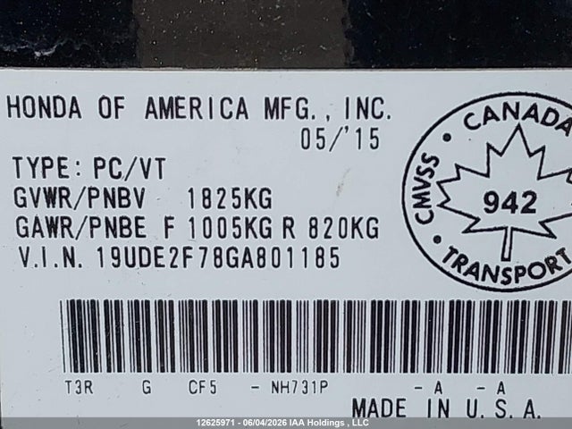 Acura Ilx Premium Package/tech Package 2016 19UDE2F78GA801185 Image 9